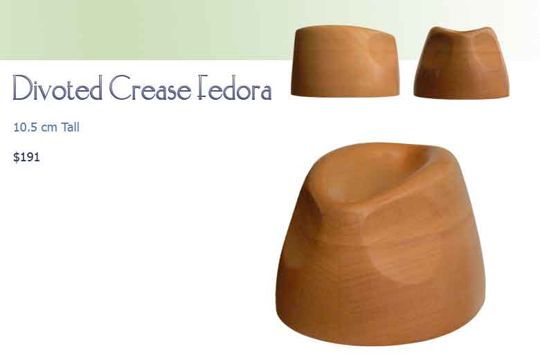 Divoted Crease Fedora